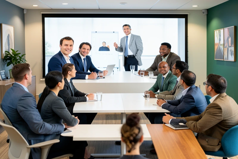 Видеоконференцсвязь помогает проводить:Удаленные совещания и переговоры.Онлайн-встречи с партнерами, инвесторами.Лекции и уроки в онлайн-режиме.Привычный рабочий процесс на удаленке.Вебинары, курсы.